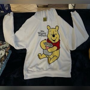 Disney Winnie the Pooh white hoodie